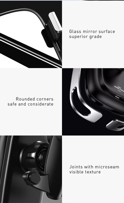 SmartLock™ Auto-Grip Wireless Car Charger Mount – Intelligent Hands-Free Driving System