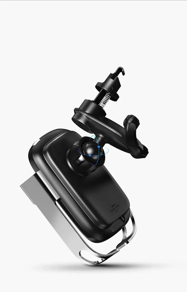 SmartLock™ Auto-Grip Wireless Car Charger Mount – Intelligent Hands-Free Driving System