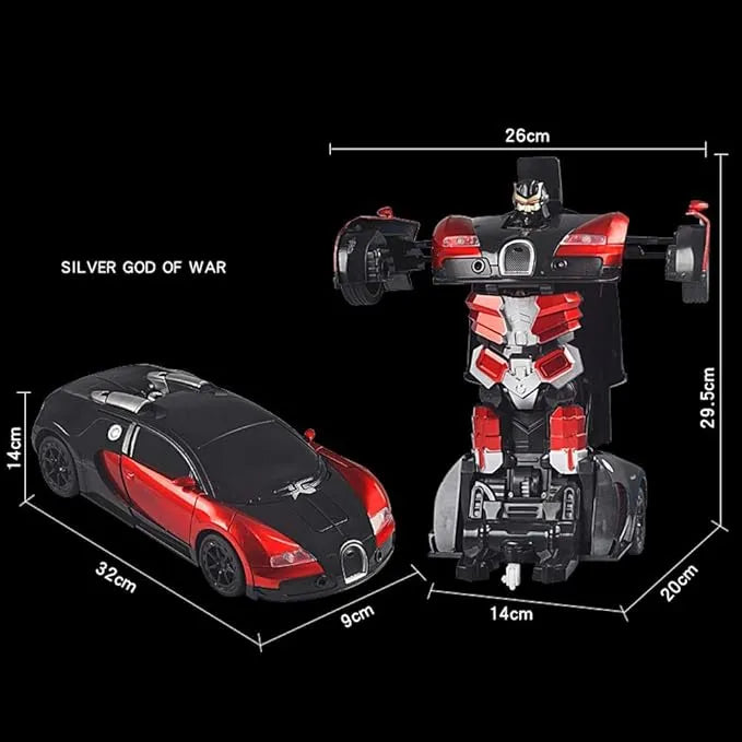 RC Transforming Racing Car Robot Toy