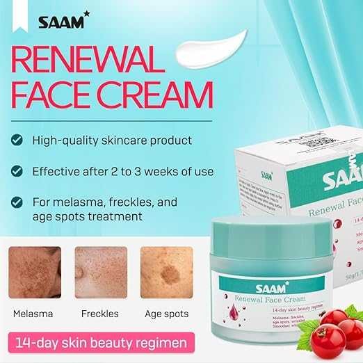 Saam Face Cream, Saam Renewal Cream, Nourishes and Moisturizes Skin 50g